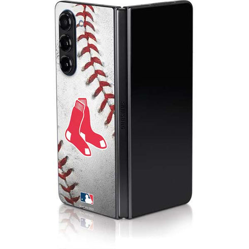 MLB Boston Red Sox Game Ball Galaxy Z Fold5 5G Skin