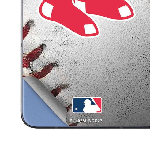 MLB Boston Red Sox Game Ball Galaxy Z Fold5 5G Skin