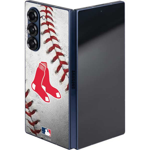 MLB Boston Red Sox Game Ball Galaxy Z Fold6 Skin