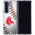 MLB Boston Red Sox Game Ball Galaxy Z Fold7 Clear Case
