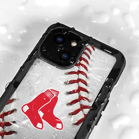 MLB Boston Red Sox Game Ball iPhone 15 Plus Waterproof Case