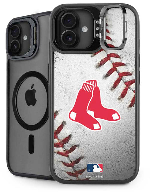 MLB Boston Red Sox Game Ball iPhone 16 Kickstand Case