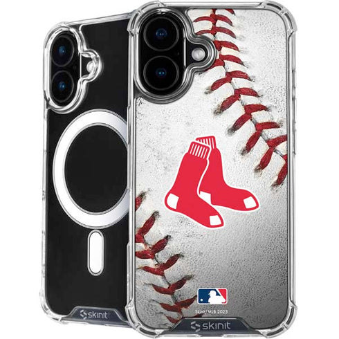 MLB Boston Red Sox Game Ball iPhone 16 Plus MagSafe Case