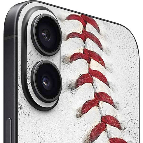 MLB Boston Red Sox Game Ball iPhone 16 Plus Skin