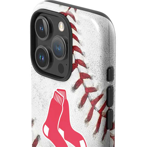 MLB Boston Red Sox Game Ball iPhone 16 Pro Impact Case