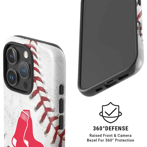 MLB Boston Red Sox Game Ball iPhone 16 Pro Max Magsafe Impact Case