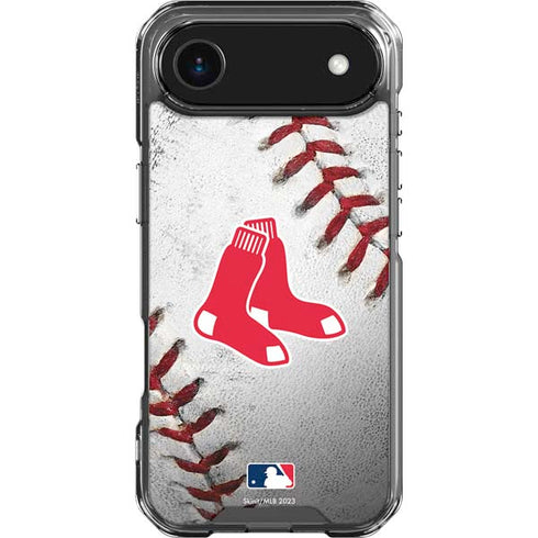 MLB Boston Red Sox Game Ball iPhone 17 Air Clear Case