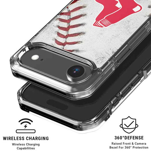 MLB Boston Red Sox Game Ball iPhone 17 Air Clear Case