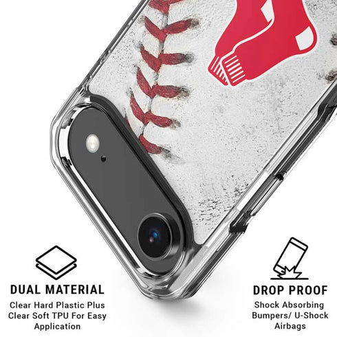 MLB Boston Red Sox Game Ball iPhone 17 Air Clear Case