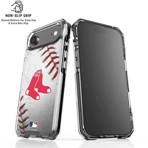 MLB Boston Red Sox Game Ball iPhone 17 Air Clear Case