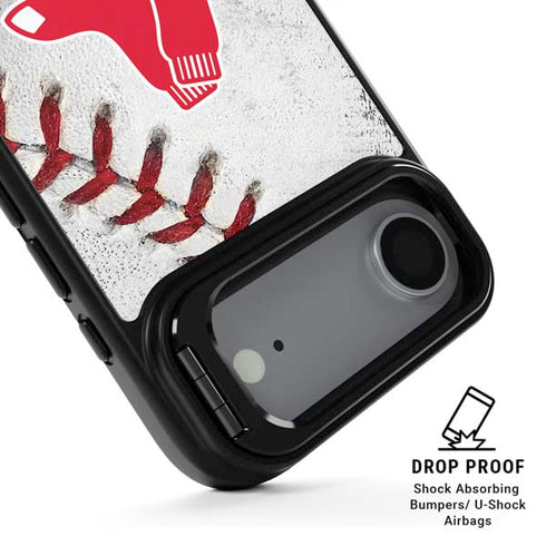 MLB Boston Red Sox Game Ball iPhone 17 Air Kickstand Case