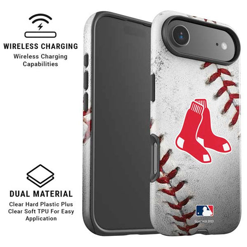MLB Boston Red Sox Game Ball iPhone 17 Air Magsafe Impact Case