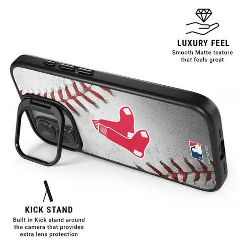 MLB Boston Red Sox Game Ball iPhone 17 Kickstand Case