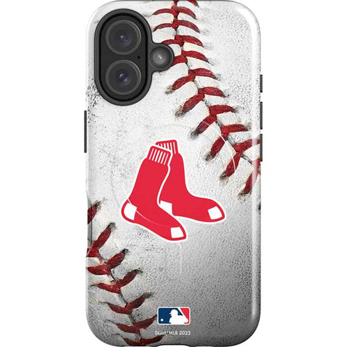 MLB Boston Red Sox Game Ball iPhone 17 Magsafe Impact Case