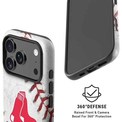 MLB Boston Red Sox Game Ball iPhone 17 Pro Magsafe Impact Case