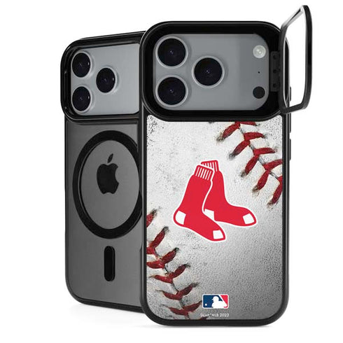 MLB Boston Red Sox Game Ball iPhone 17 Pro Max Kickstand Case