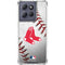 MLB Boston Red Sox Game Ball Moto G 5G (2025) Clear Case