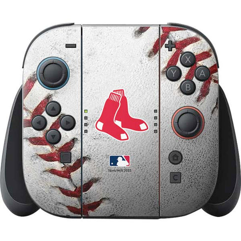 MLB Boston Red Sox Game Ball Nintendo Switch 2 (2025) Joy-Con Controller Skin