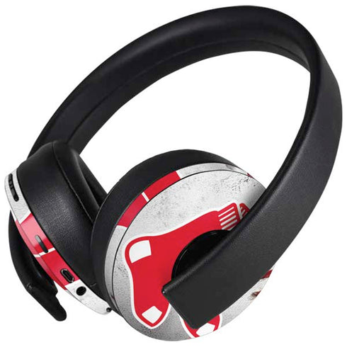 MLB Boston Red Sox Game Ball PlayStation 4 Gold Wireless Headset Skin