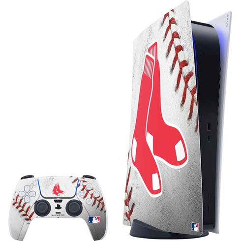 MLB Boston Red Sox Game Ball PlayStation PS5 Skins