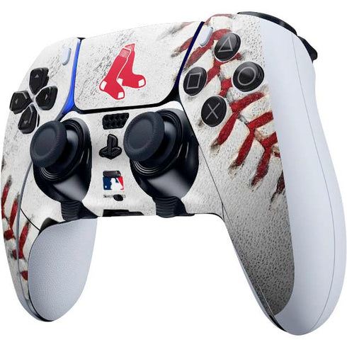 MLB Boston Red Sox Game Ball PS5 DualSense Edge Pro Controller Skin