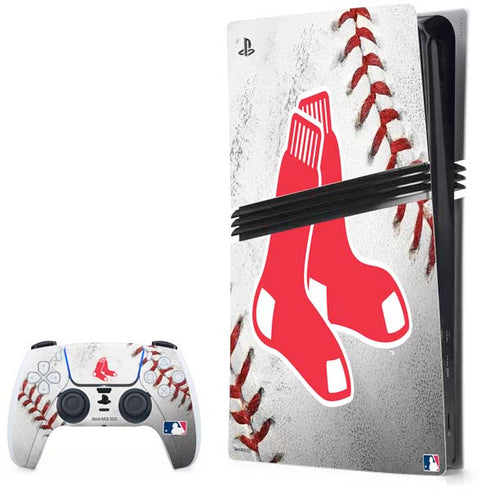 MLB Boston Red Sox Game Ball PlayStation PS5 Skins