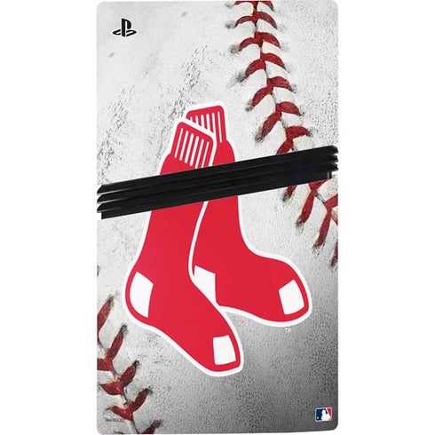 MLB Boston Red Sox Game Ball PS5 Pro Console Skin