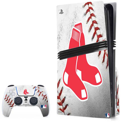 MLB Boston Red Sox Game Ball PlayStation PS5 Skins