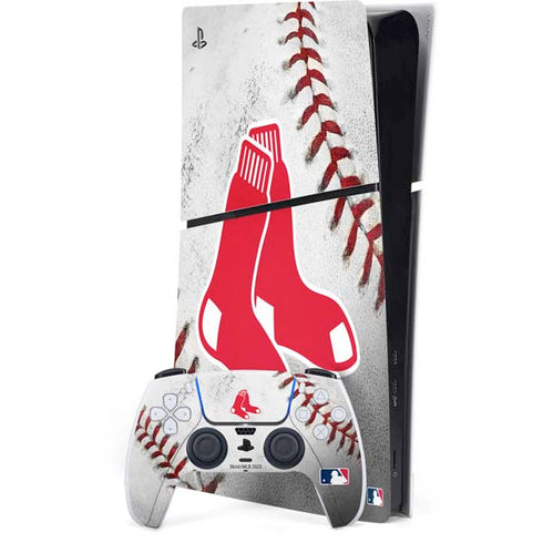 MLB Boston Red Sox Game Ball PlayStation PS5 Skins