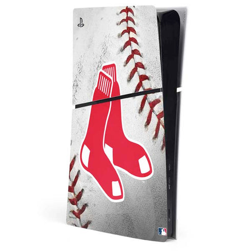 MLB Boston Red Sox Game Ball PS5 Slim Digital Edition Console Skin