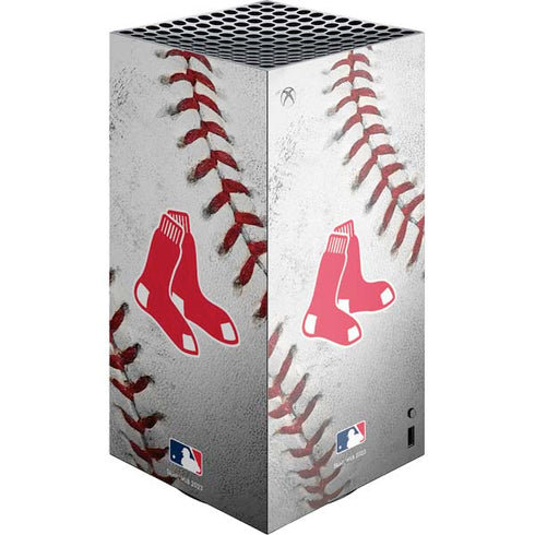 MLB Boston Red Sox Game Ball XBox Series X Digital Edition Console Skin