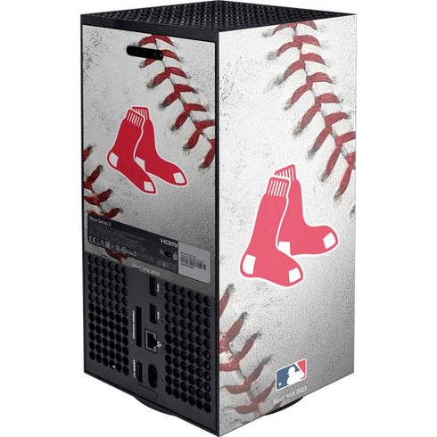 MLB Boston Red Sox Game Ball XBox Series X Digital Edition Console Skin