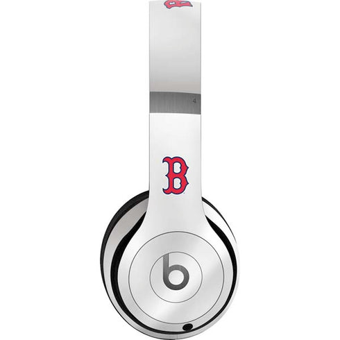 MLB Boston Red Sox Home Jersey Beats Solo 4 Wireless Headphones Skin