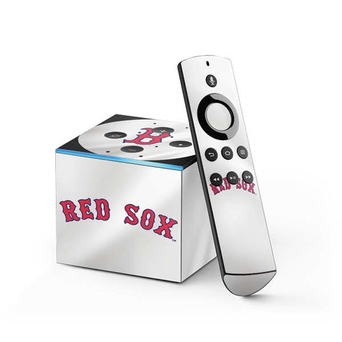 MLB Boston Red Sox Home Jersey Fire TV Cube Skin