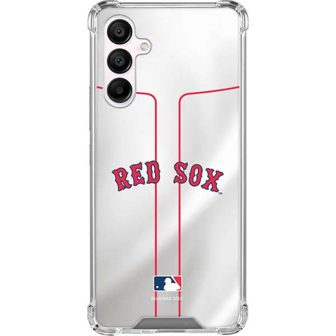 MLB Boston Red Sox Home Jersey Galaxy A16 5G Clear Case