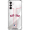 MLB Boston Red Sox Home Jersey Galaxy A16 5G Clear Case