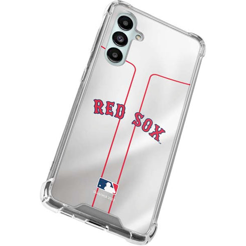 MLB Boston Red Sox Home Jersey Galaxy A16 5G Clear Case