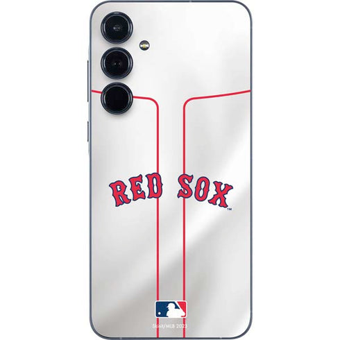 MLB Boston Red Sox Home Jersey Galaxy A35 5G Skin