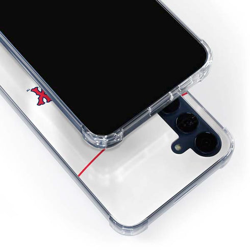 MLB Boston Red Sox Home Jersey Galaxy A55 5G Clear Case