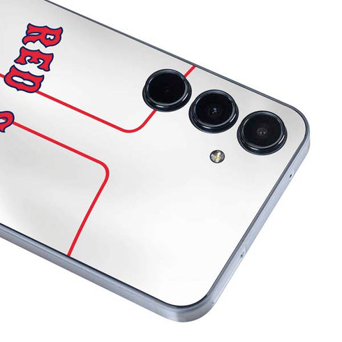 MLB Boston Red Sox Home Jersey Galaxy A55 5G Skin