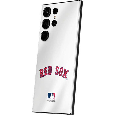 MLB Boston Red Sox Home Jersey Galaxy Skins