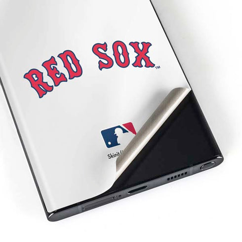 MLB Boston Red Sox Home Jersey Galaxy Skins