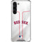 MLB Boston Red Sox Home Jersey Galaxy S24 FE Clear Case
