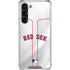 MLB Boston Red Sox Home Jersey Galaxy S24 FE Clear Case