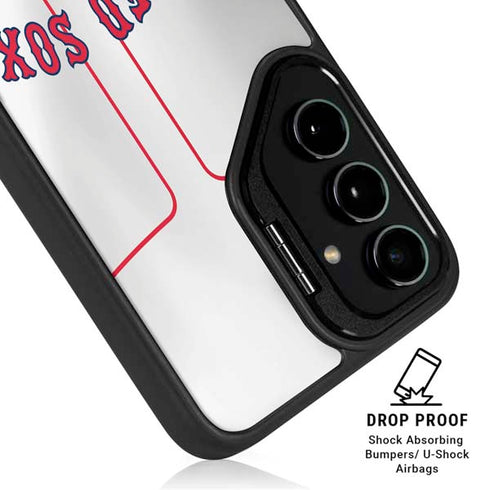 MLB Boston Red Sox Home Jersey Galaxy S24 FE Kickstand Case