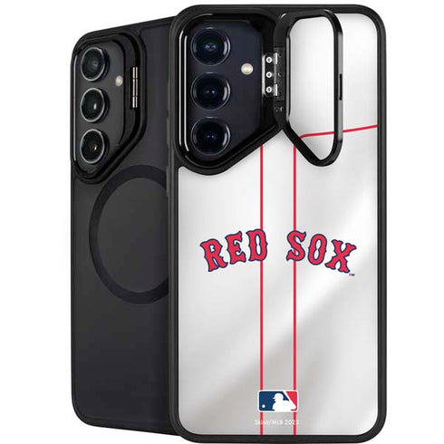 MLB Boston Red Sox Home Jersey Galaxy S25 Plus Kickstand Case