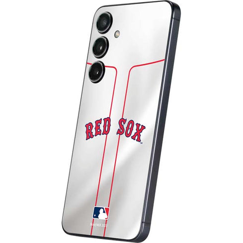 MLB Boston Red Sox Home Jersey Galaxy S24 Plus Skin