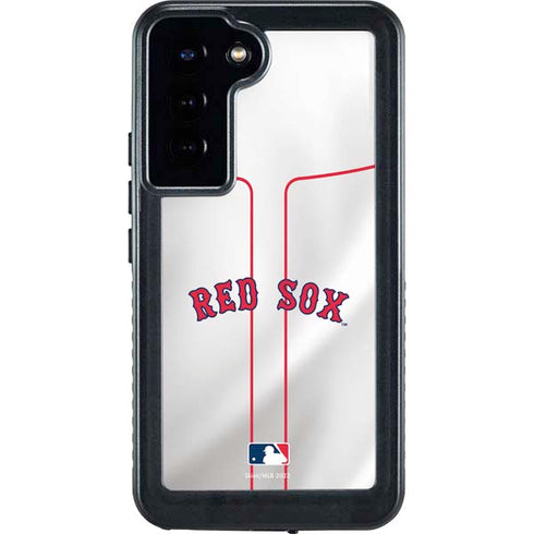 MLB Boston Red Sox Home Jersey Galaxy S24 Plus Waterproof Case