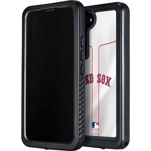 MLB Boston Red Sox Home Jersey Galaxy S24 Plus Waterproof Case