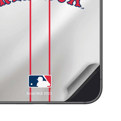 MLB Boston Red Sox Home Jersey Galaxy S25 Skin
